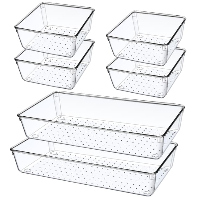 Angebot: 6 Stücke Klar Schubladen Organizer 😍📦