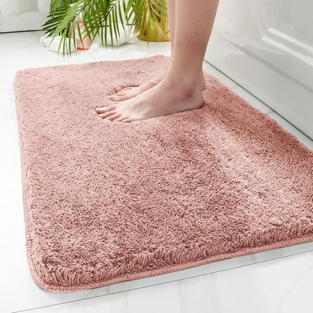 Lkw Ogechi 40x60 cm rutschfest Einfarbiger Badematte - Super Saugfähige Badematte für Badezimmerboden 🛁