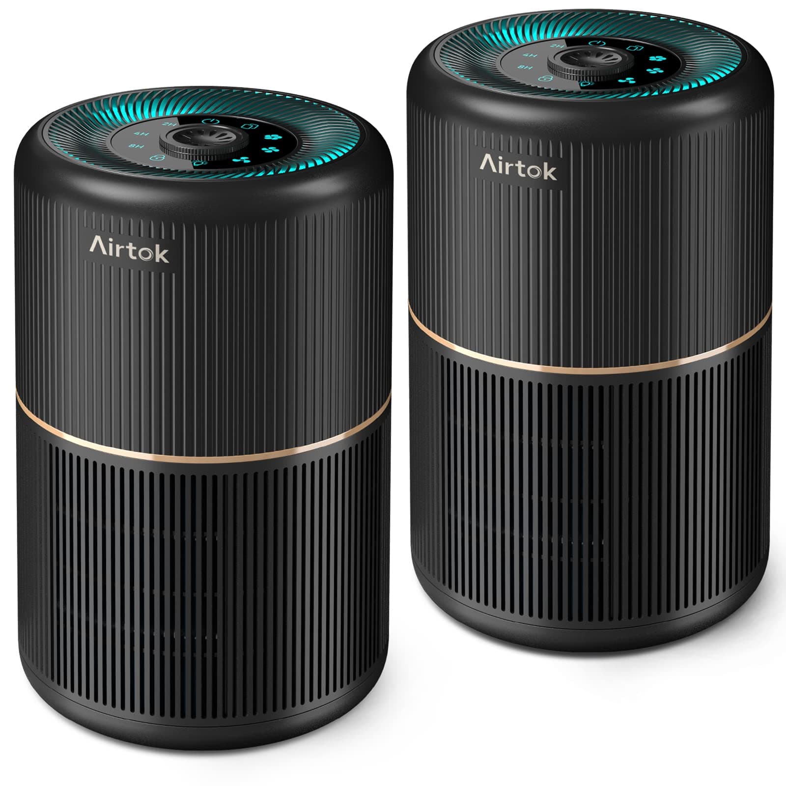 AIRTOK 2PC Luftreiniger für Allergiker mit Aromatherapiefunktion 🌬️🌸