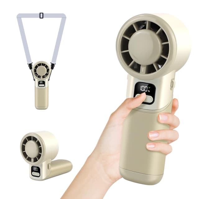🌀 HONEYYEAR Tragbarer Turbo-Handventilator 🌀