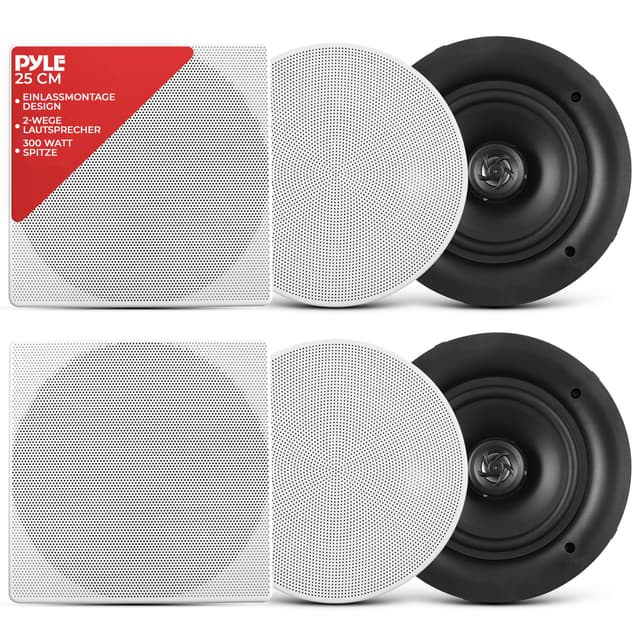 Pyle Deckenlautsprecher 250W Bluetooth 🎵 Decken- und Einbaulautsprecher 🎶