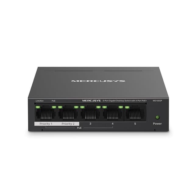 🌟 Super Angebot! Mercusys MS105GP PoE Switch 5-Port Gigabit LAN Switch 🌟