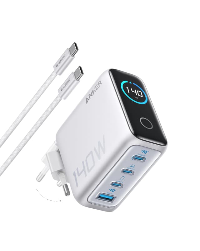🔋🔌 Anker 140W USB-C Ladegerät - Schnellladegerät für Laptop und Smartphone