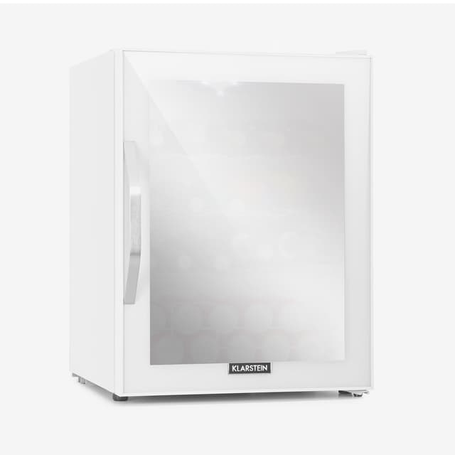 🍻 Klarstein Mini Kühlschrank mit Glastür - 60 Liter Leise 60 L Weiß 🌟