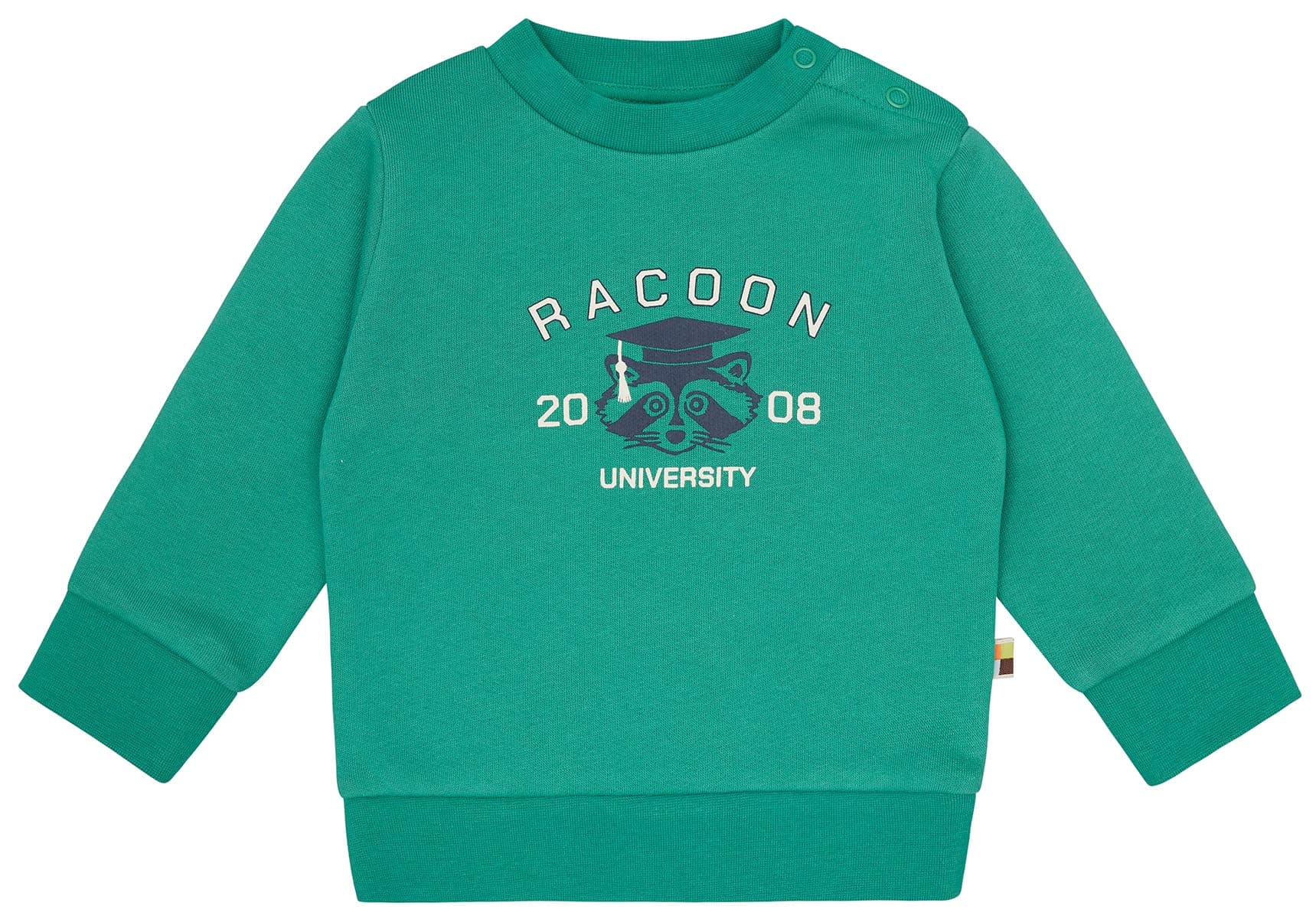 🌿👶 loud + proud Unisex Kinder Sweat mit Druckmotiv, GOTS Zertifiziert Sweatshirt 86-92