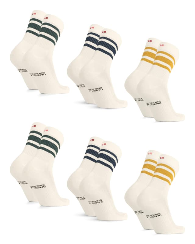 DANISH ENDURANCE Bio-Baumwolle Tennissocken 🧦🎾