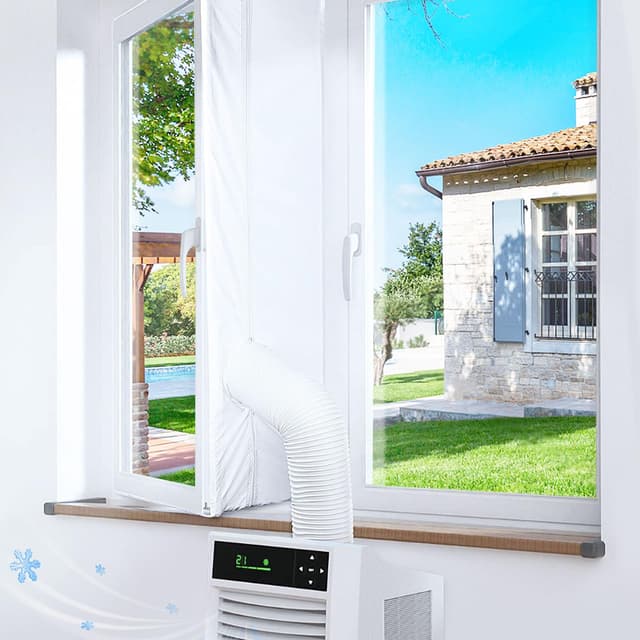 Gruntbear 500CM(197") Fensterabdichtung für Mobile Klimageräte 🌬️❄️