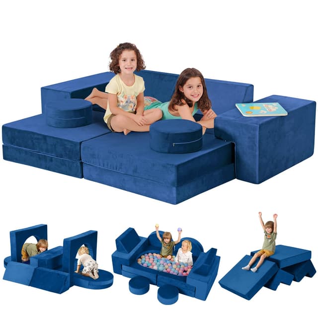 🎉 Kidirect Spielsofa für Kinder - Kreative Kuschelecke im Kinderzimmer 🛋️