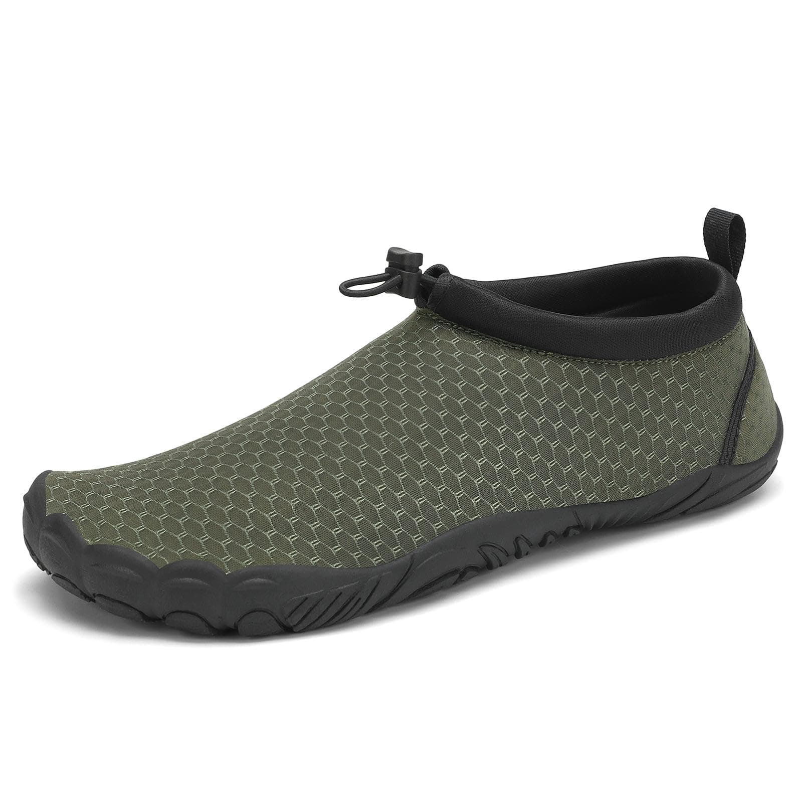 Mishansha Unisex Badeschuhe 🩴 Atmungsaktiv Mesh Wasserschuhe Sommer Schnell Trocknend Aquaschuhe Gr.36-46 Grün 45 EU