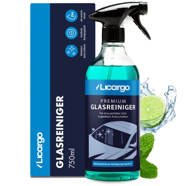 🚗✨ LICARGO Glasreiniger Auto [750ml] | Streifenfrei | Neue Rezeptur