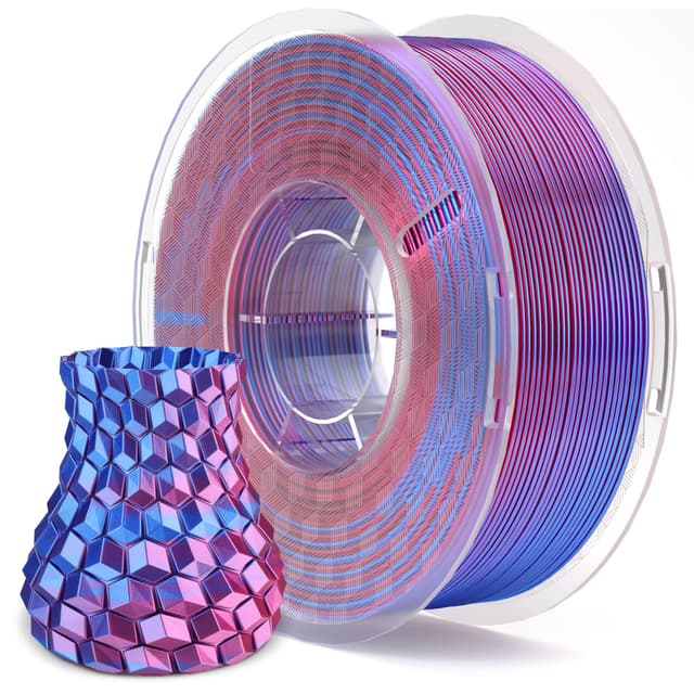 🌟 ELEGOO PLA Filament 1.75mm Seide Blau-violett 1KG 🌈