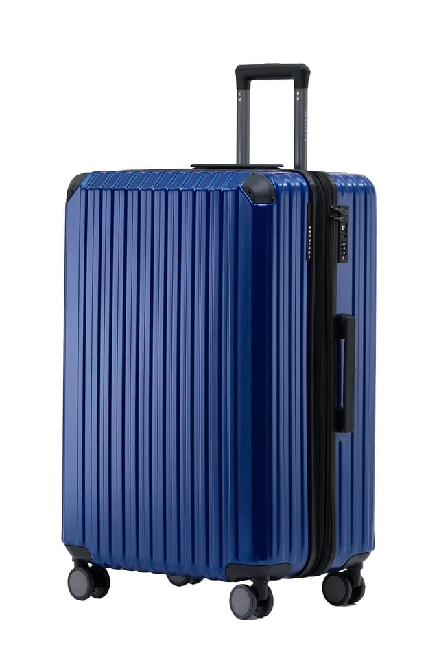 🌟 Super Angebot! Münicase M816 TSA-Schloss Kofferset Diamondblau Mittler Koffer 🧳