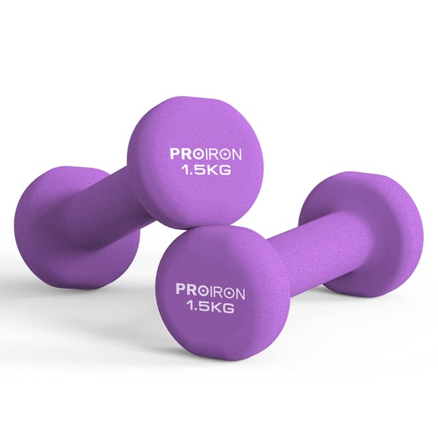 🏋️‍♀️ PROIRON Neopren Kurzhanteln für Damen Gymnastik Yoga Pilates und Kinder 2 X 1.5KG 🏋️‍♀️