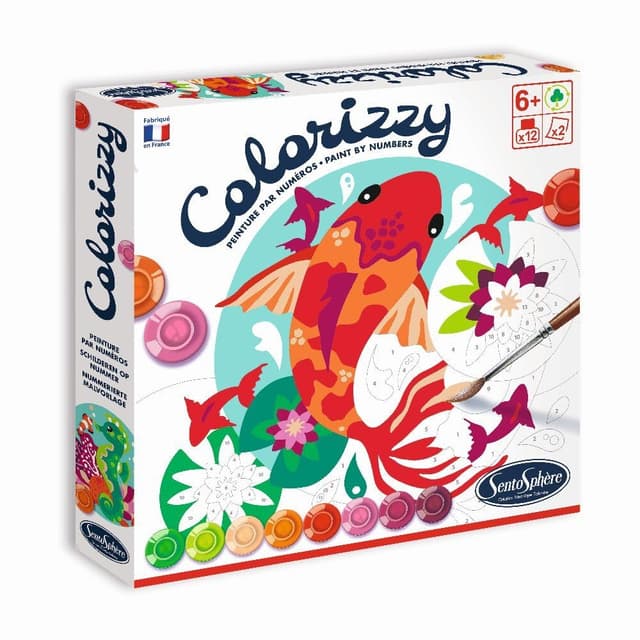 🎨 Sentosphère 3904502 Colorizzy Malset für Kinder - Papagei Motiv 🦜