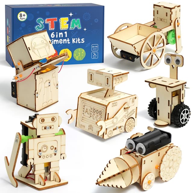 🤖 Experimente für Kinder ab 8-14 Jahre! Roboter Elektronik Baukasten 🚀