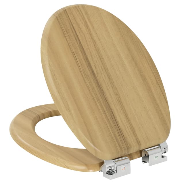 eSituro WC Sitz mit Absenkautomatik aus MDF Holzkern