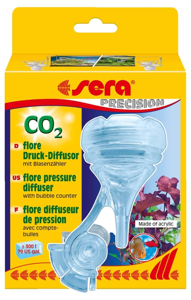 🌿 Sera Flore CO2 Druck-Diffusor 🌊