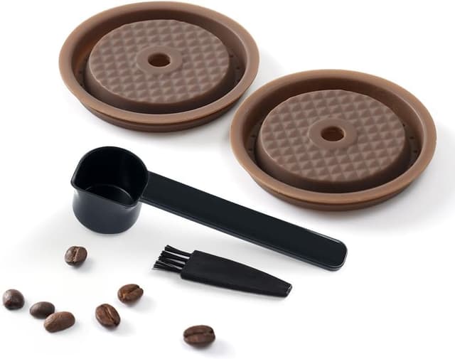 Wiederverwendbare Kapseldeckel für Vertuo-Line, Silikon-Discs für HAILASRE Wiederverwendbare Kaffeekapseln für Original Vertuo-Pods