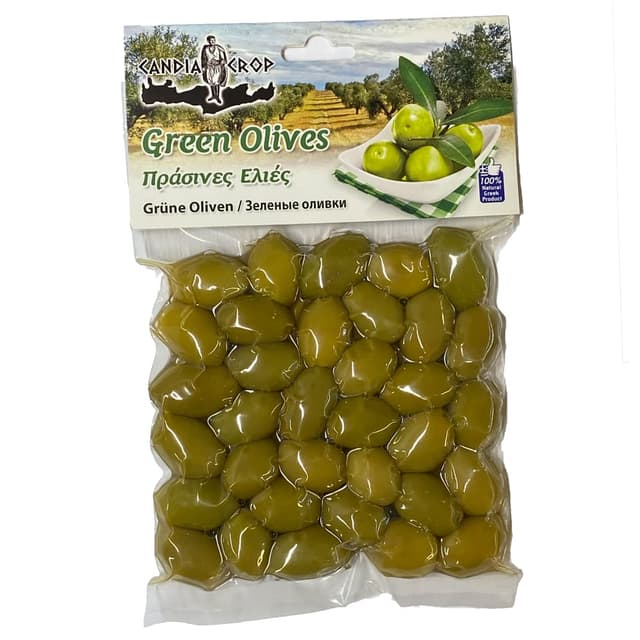 Angebot: Candia Crop Griechische Grüne Oliven mit Stein, 5er Pack x 200 g (Insgesamt: 1 kg) 🌿🫒
