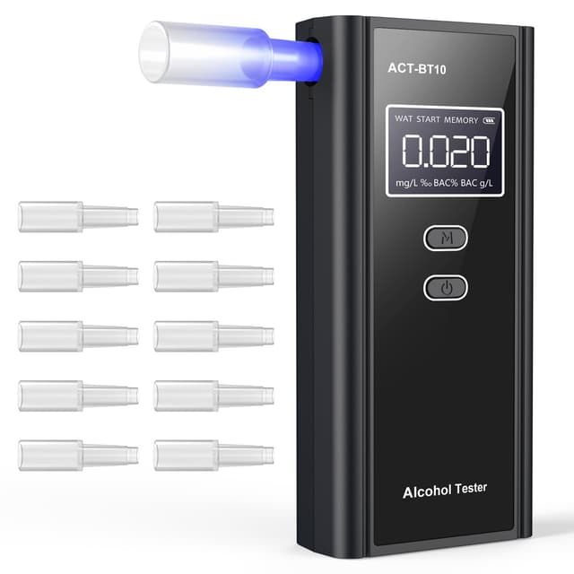🎉 Tolles Angebot! Milduall Alkoholtester Polizeigenau - Nur 33.99€!