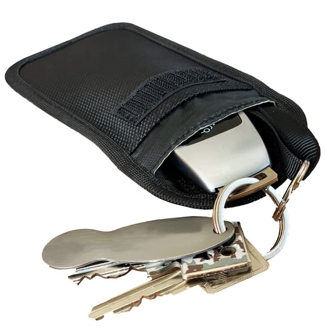 🔒🚗 HP-Autozubehör 10200 Etui-Schützt Keyless-Schlüssel vor Datenklau, Schwarz 🚗🔒
