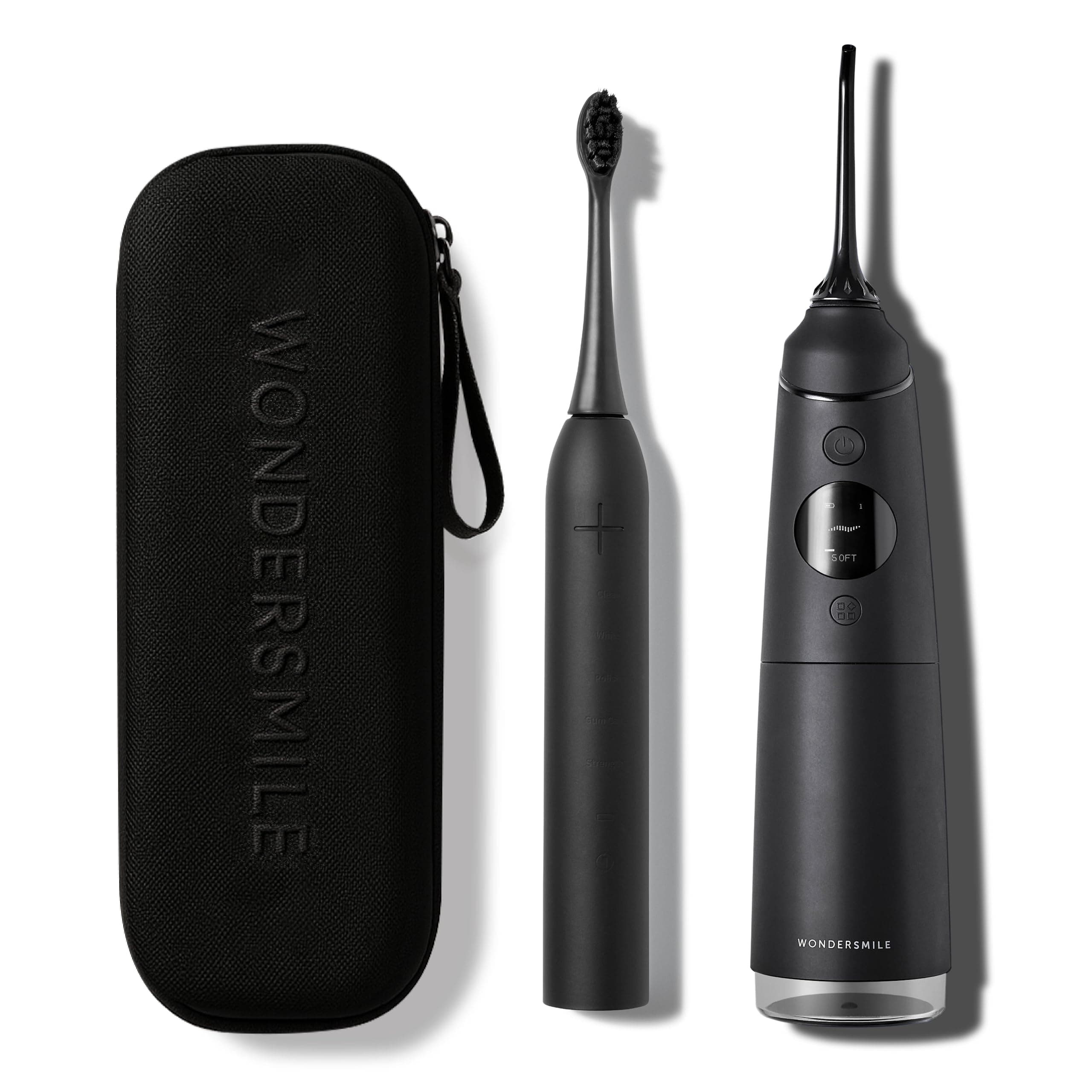 Wondersmile Schallzahnbürste PRO - Testsieger 2025 🏆 - SparSet mit Munddusche