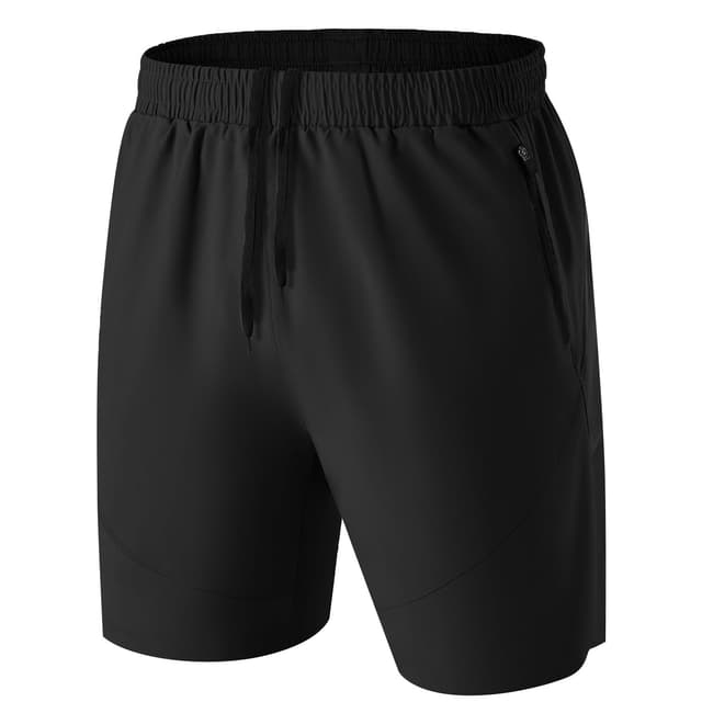 Herren Sport Shorts Kurze Hose Schnell Trocknend Sporthose XXL Schwarz 🏃🏻‍♂️