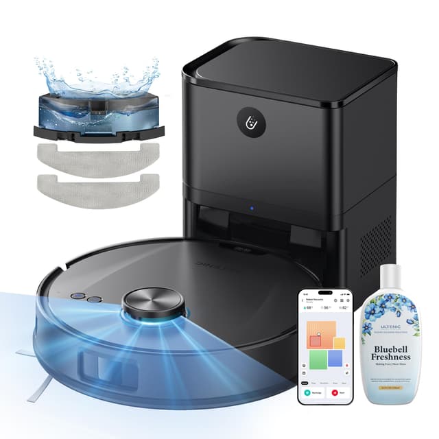 Ultenic T20 Pro Saugroboter mit Wischfunktion - 8000 Pa Saugkraft & AI-gestützte Laser-Hinderniserkennung 🤖
