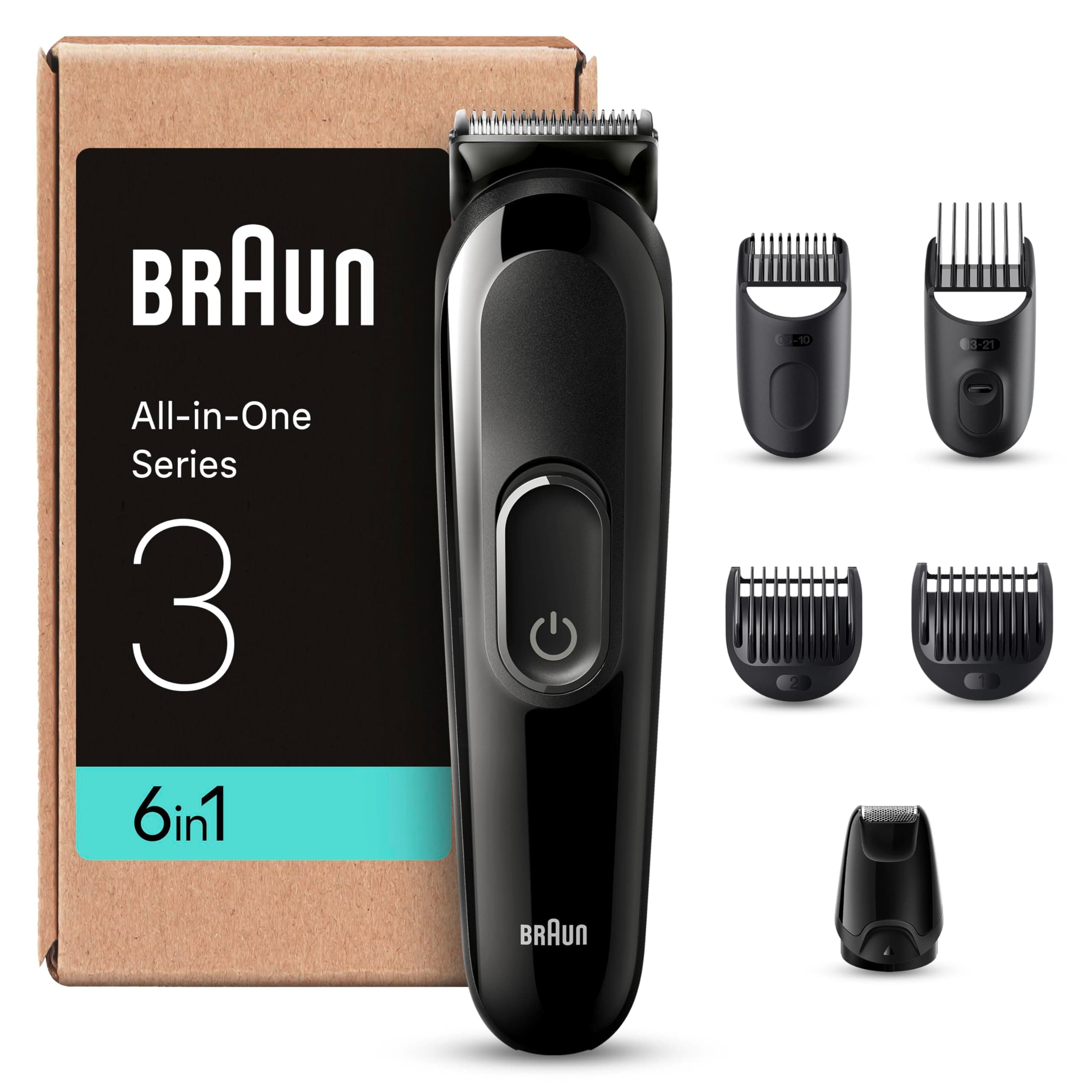 🔥 Braun Series 3 All-In-One Bartpflege Bodygroomer Set - 6-in-1 Barttrimmer! 🧔