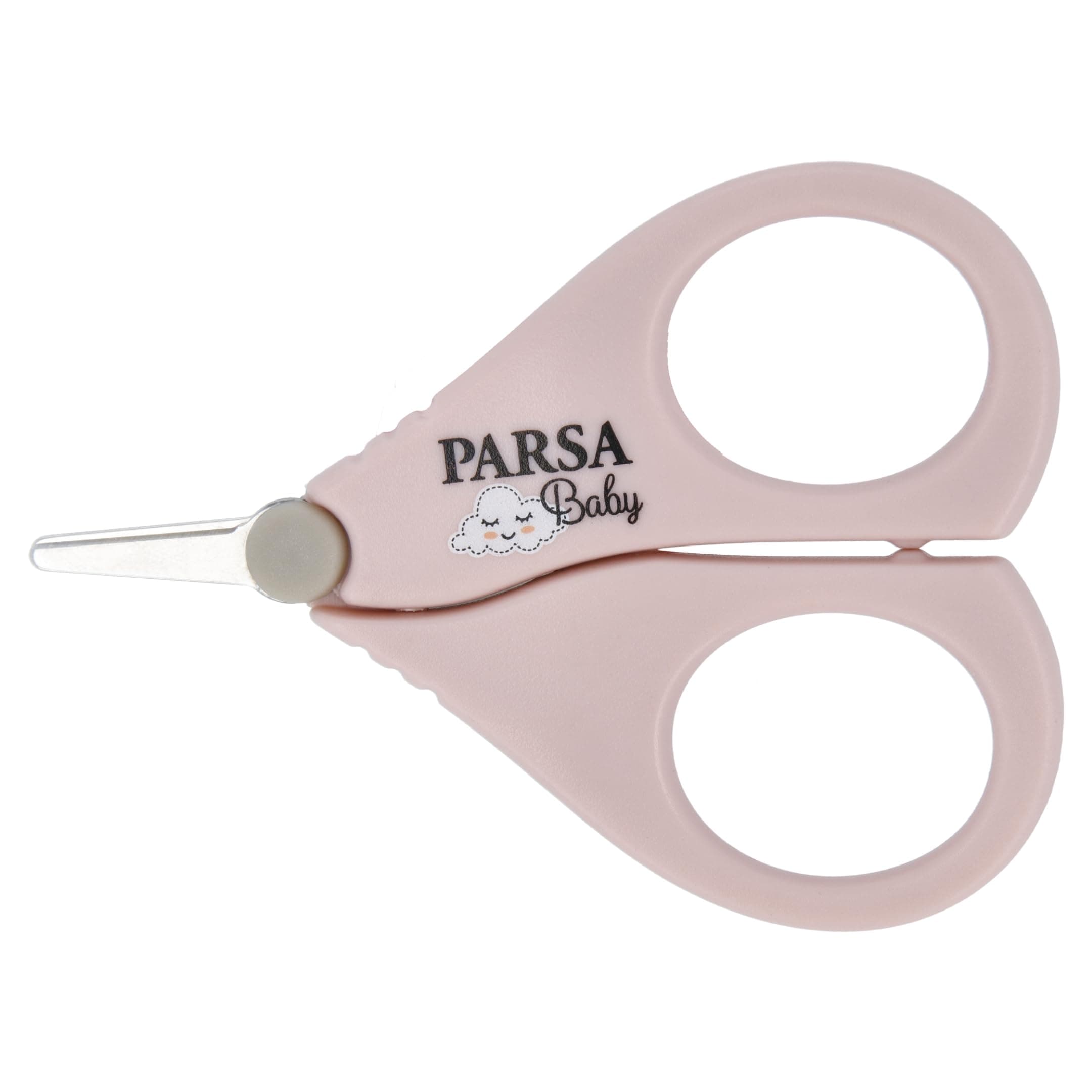 PARSA Beauty Baby Nagelschere (rosa) - Nagelschere für Fingernägel und Fußnägel