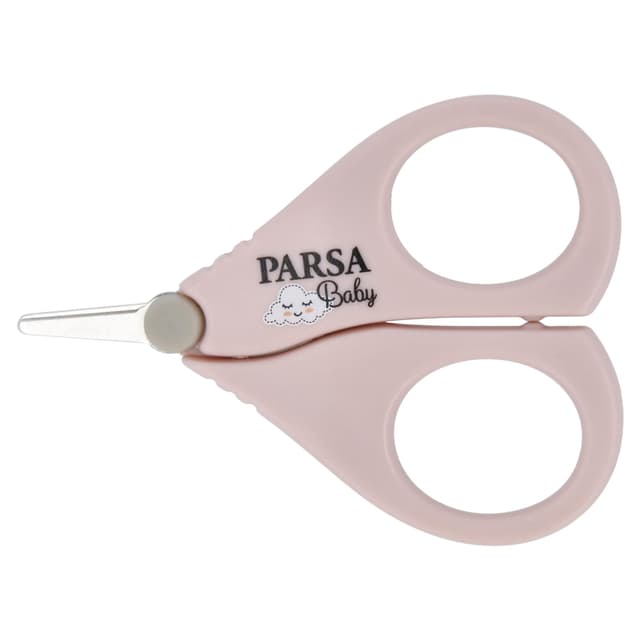 PARSA Beauty Baby Nagelschere (rosa) - Nagelschere für Fingernägel und Fußnägel