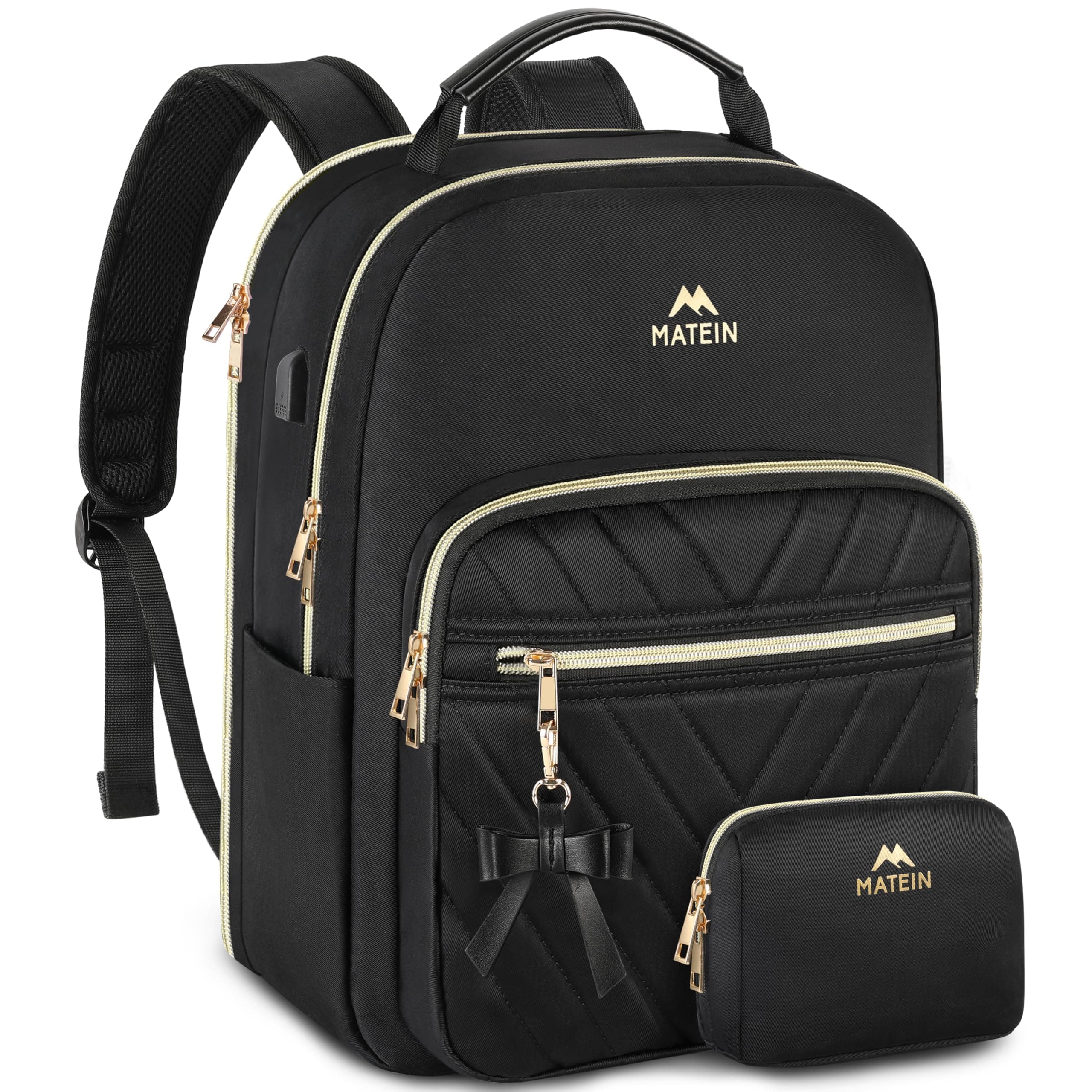 🎒 MATEIN Rucksack Damen Elegant, 15,6 Zoll Laptop Rucksack Damen 🌟