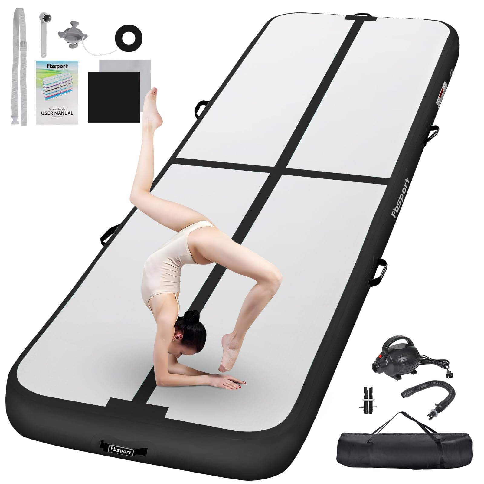 🤸‍♂️ FBSPORT Airtrack Matte 300x100x20 cm 🤸‍♀️