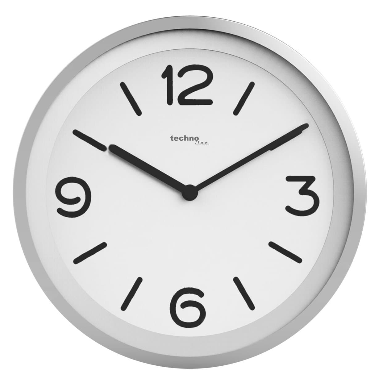 Technoline WT 7400, moderne Wanduhr mit Nachterkennungssensor