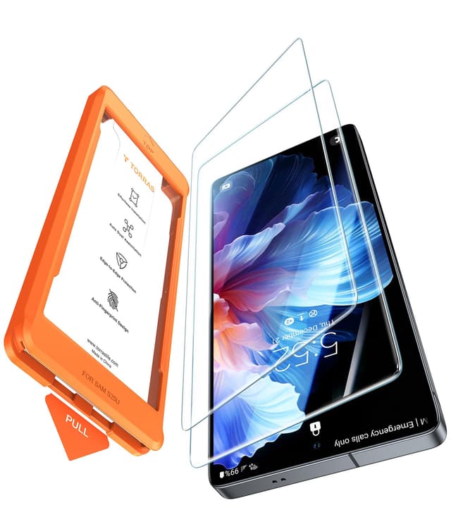 TORRAS Panzerglas für Samsung Galaxy S24 Ultra 📱💥 [100% Effektive Entsperrung] Höchste Kratzfestigkeit Schutzfolie - 2 Stück