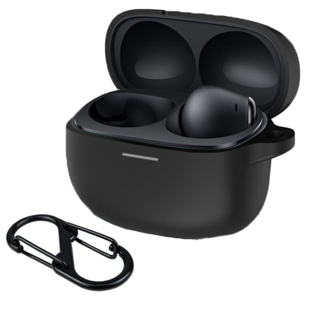 🌟 Angebot! Silikon Hülle für Xiaomi Redmi Buds 6 Pro mit Karabiner 🎧