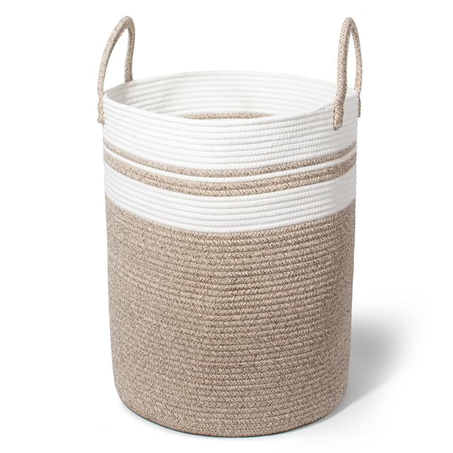 🌟 SYLANDO Wäschekorb mit Henkel - Aufbewahrungskorb für Kinderzimmer 🧸