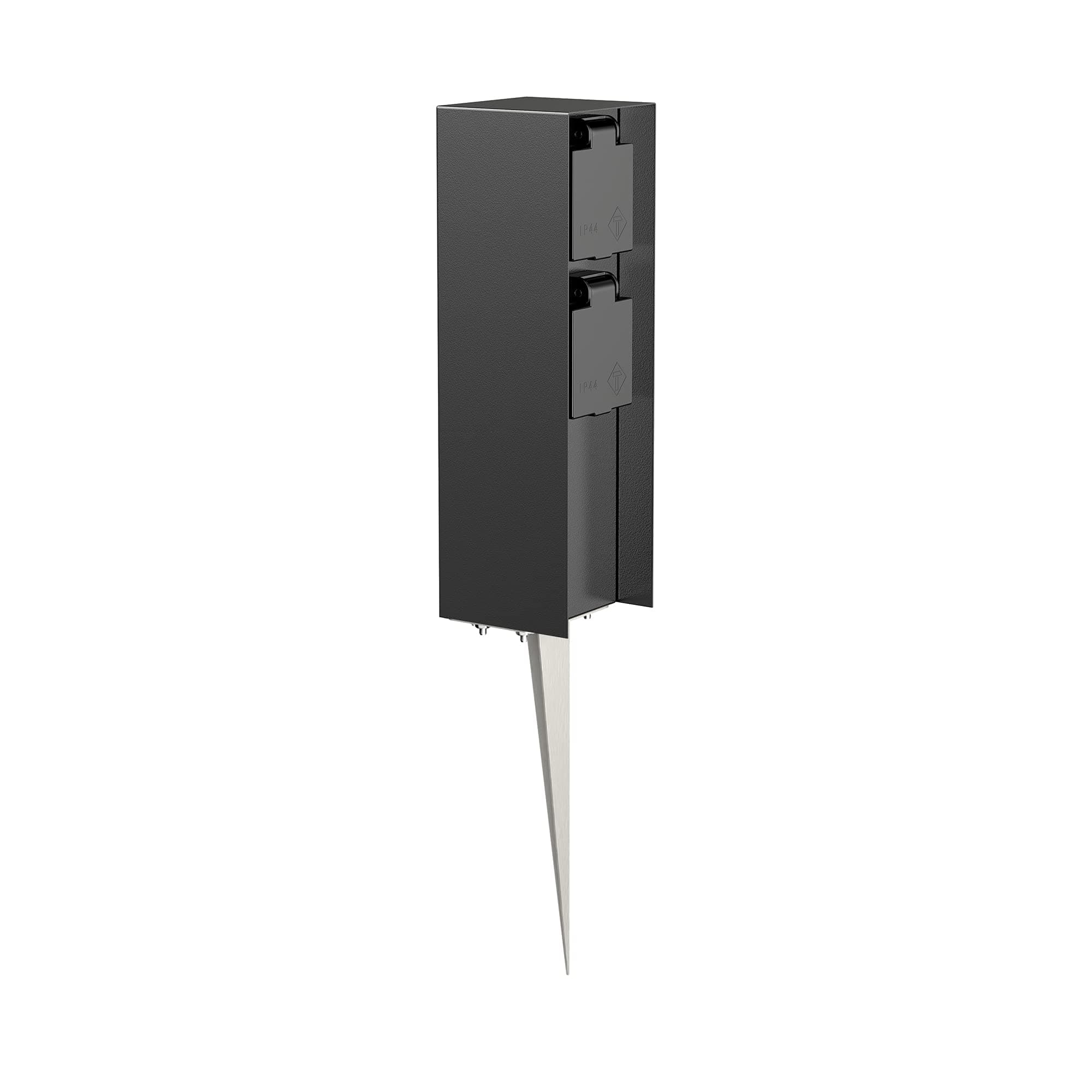 LEDscom.de Garten-Steckdosen-Säule POMI mit Erdspieß für Außen 🌳💡