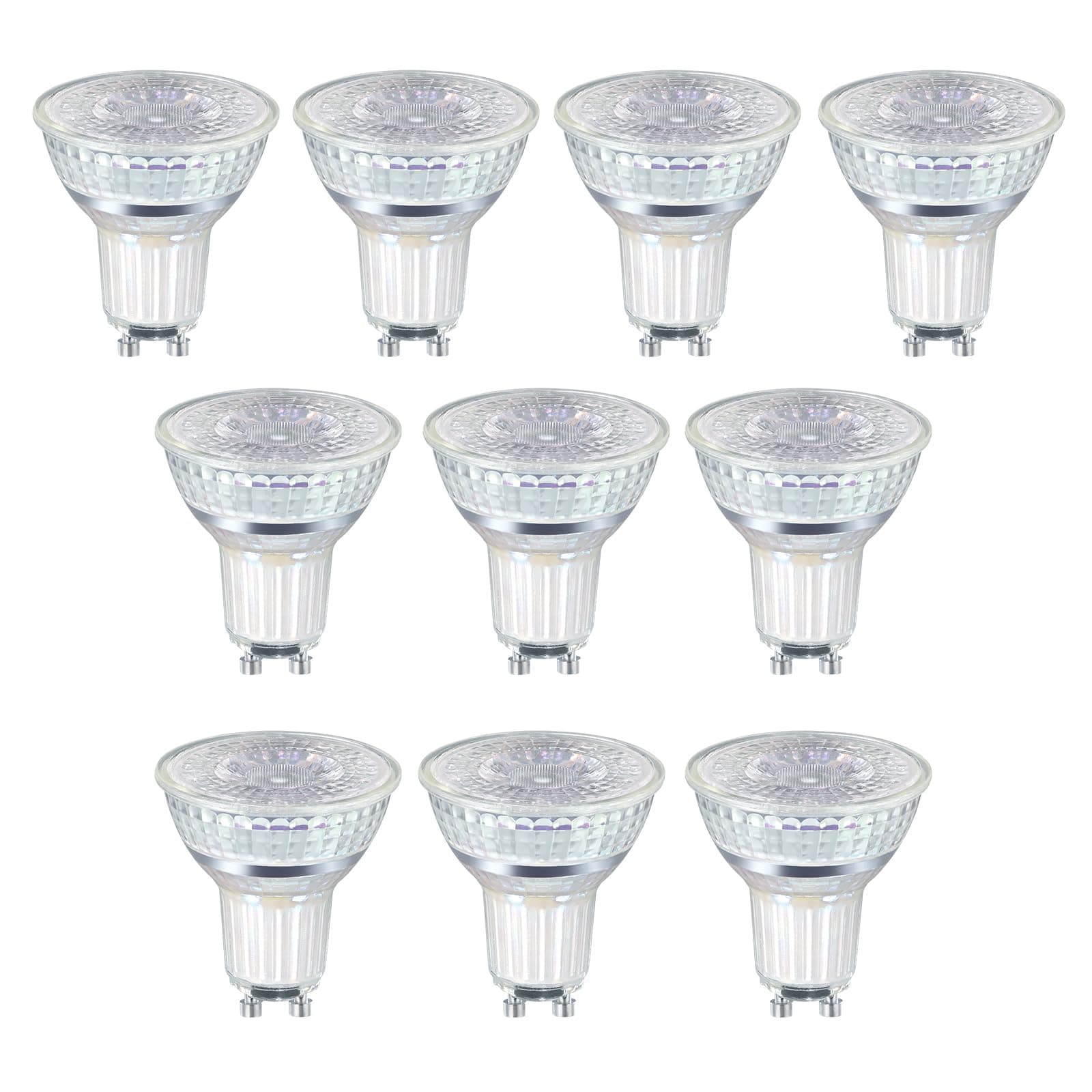 Linkind LED GU10 Lampe 35Watt Classic Glas 10 Stück