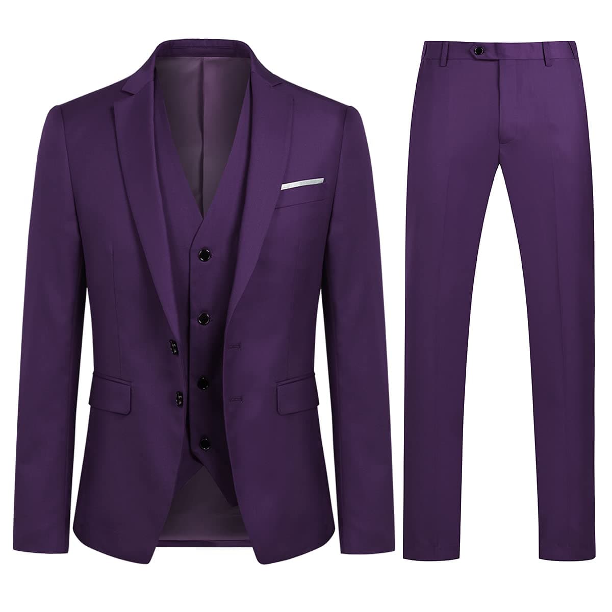 YOUTHUP Herrenanzug 3-teilig Slim Fit 💼🎩