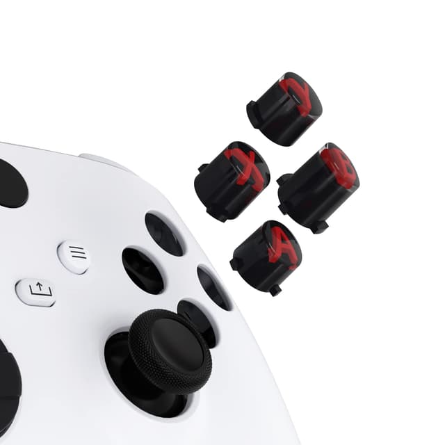 🎮 eXtremeRate Ersatz ABXY Knöpfe für Xbox Series X/S Controller - 3-farbiges Symbolset