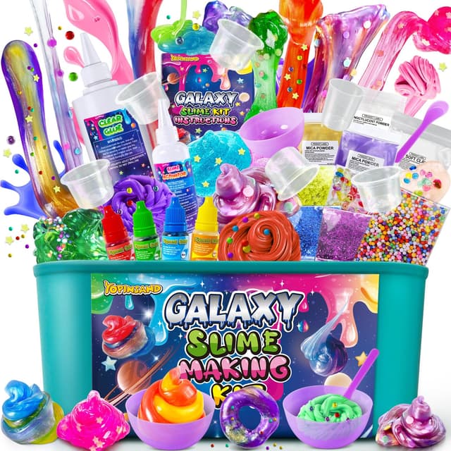 YOPINSAND Galaxy DIY Schleim Kit 🌈🦄
