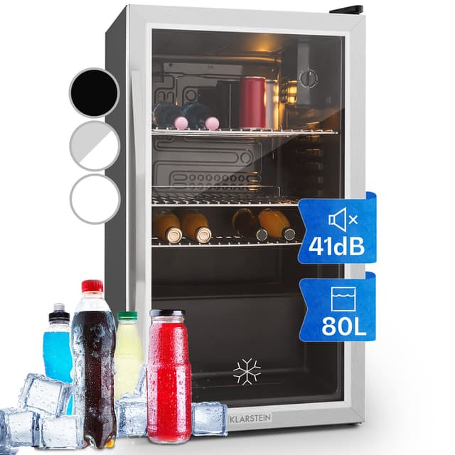 🍺 Klarstein Mini Kühlschrank mit Glastür - 80 Liter Bier 🍻