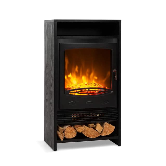 🔥 Klarstein Bergamo Elektrokamin - Kamin elektrisch mit 2 Heizstufen: 900/1800 W 🔥
