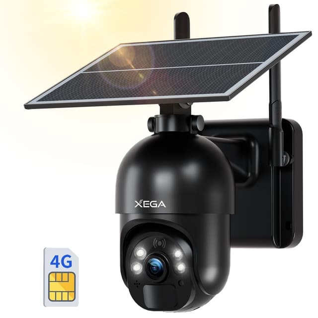 Xega 3G/4G LTE Überwachungskamera Aussen mit SIM Karte 📹🔒🔋