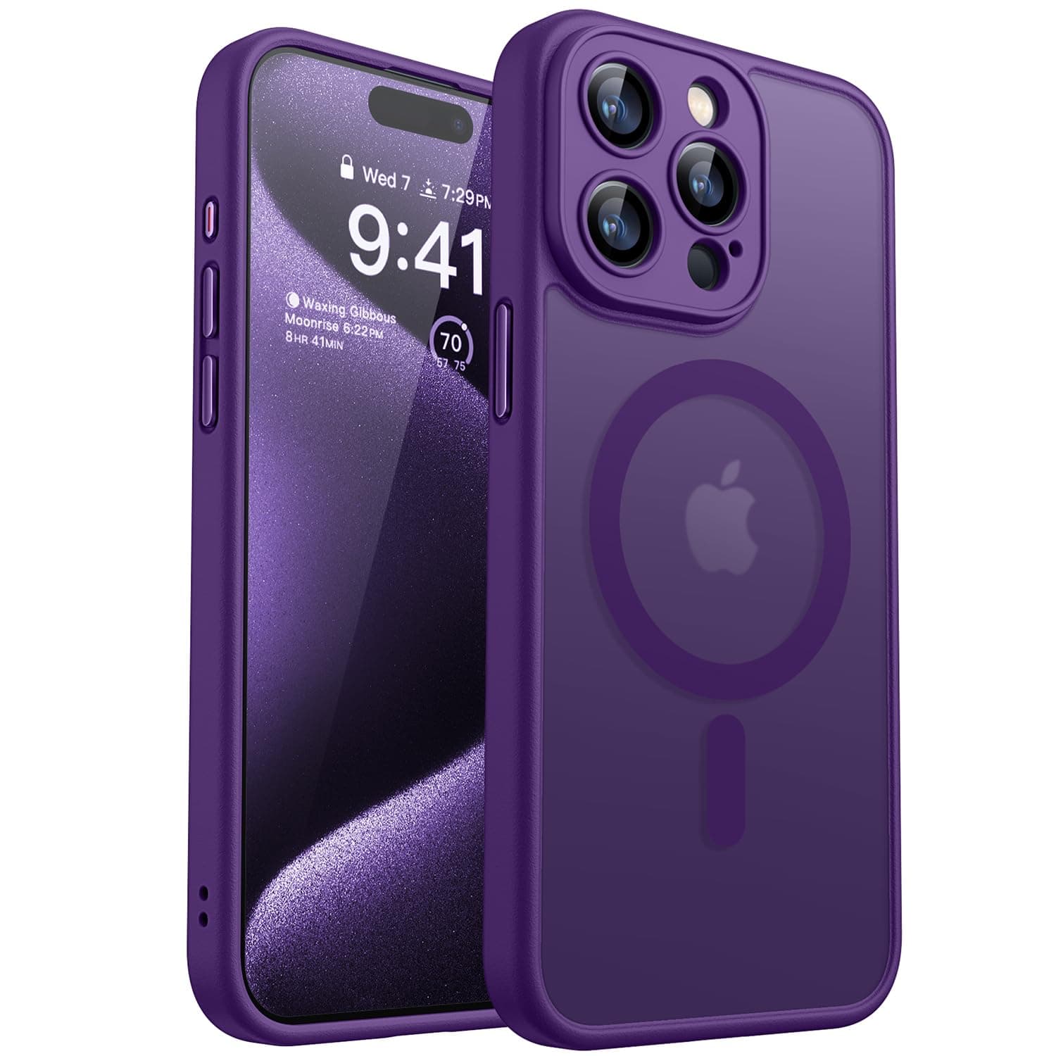 CANSHN 2024 Neu für iPhone 15 Pro Hülle mit Kameraschutz für Magsafe 📱🔒