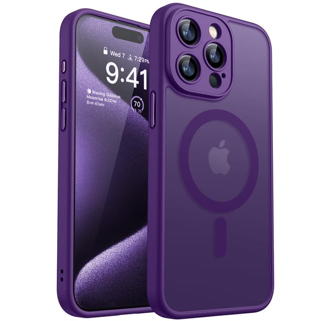 CANSHN 2024 Neu für iPhone 15 Pro Hülle mit Kameraschutz für Magsafe 📱🔒