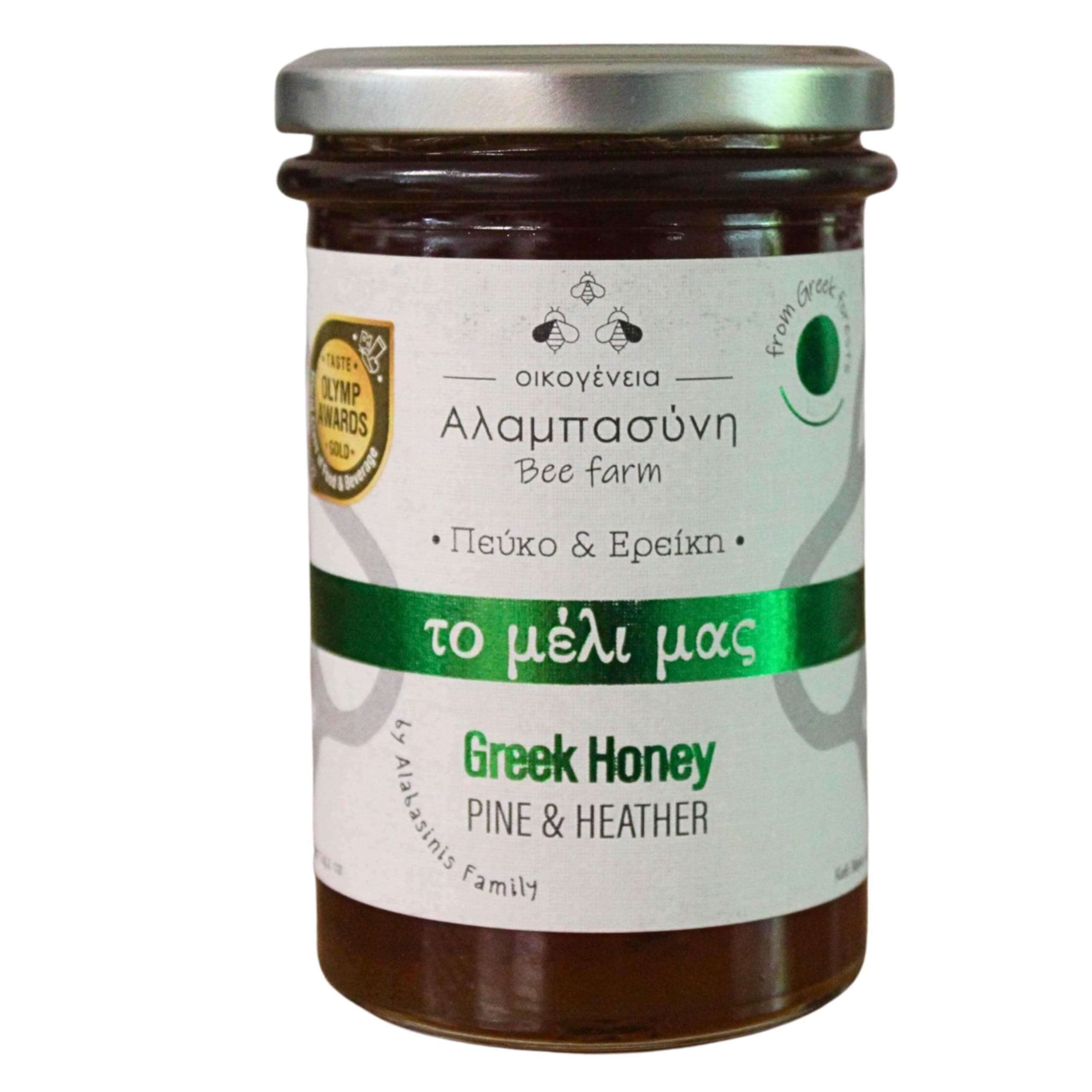 Alabasinis Family Griechischer Kiefern- und Heidekrauthonig 400g 🍯🌿