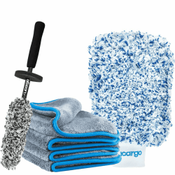 🚗 LICARGO® Autowaschhandschuh & Mikrofaser Felgenbürste Set 🧽