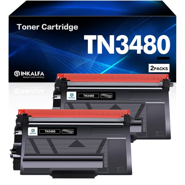 🖨️ TN3480 TN-3480 Kompatibler Toner Schwarz, 2-Pack - Brother HL-L5100DN MFC-L5750DW
